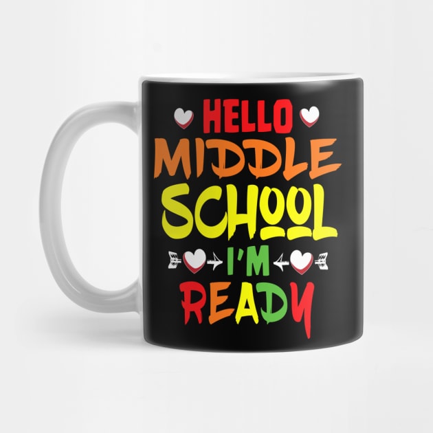 HELLO MIDDLE SCHOOL I'M READY by Ardesigner